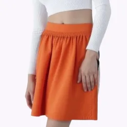 Юбка оранжевая расклешенная