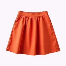 Юбка оранжевая расклешенная