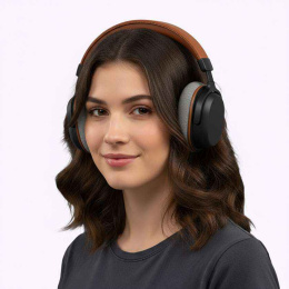 Наушники Glasium Wood Wireless Special Edition (Белый)