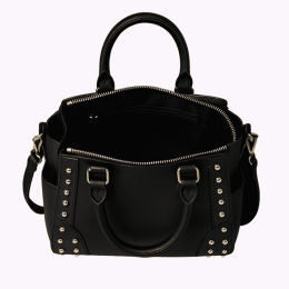 Женская сумка Nuvella из натуральной кожи чёрного цвета