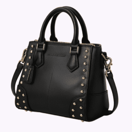 Женская сумка Nuvella из натуральной кожи чёрного цвета