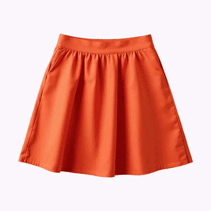 Юбка Nuvella оранжевая расклешенная