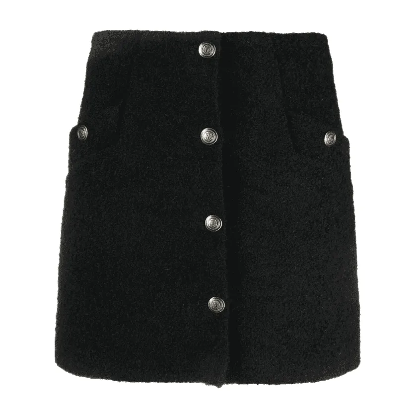 Юбка Nuvella черная мини (черная, размер M)