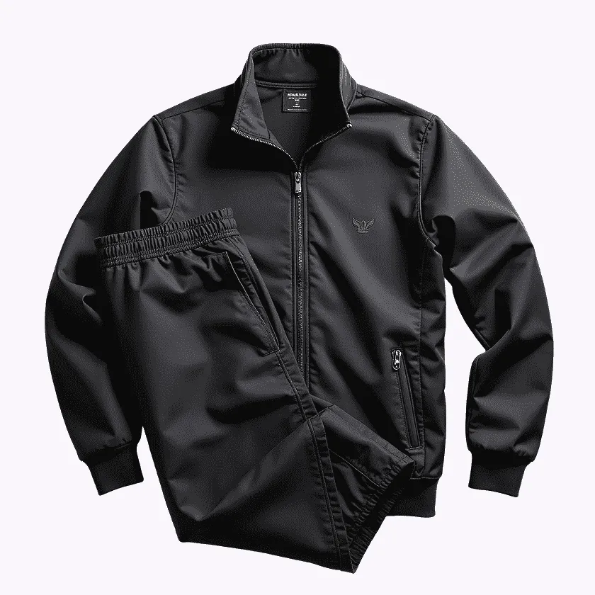 Спортивный костюм женский Nuvella «Black Motion» (черный, размер M)